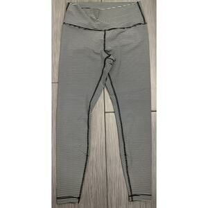 Lululemon Wunder Under High-Rise Tight 28” Inseam Size 10 Black/White Stripe